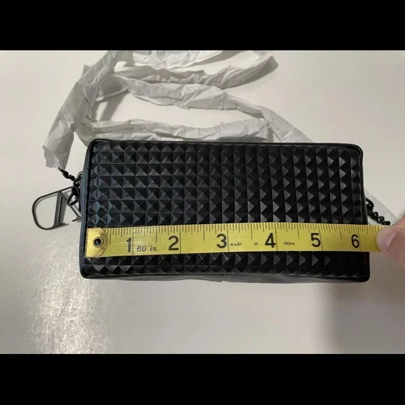 VALENTINO Black Chain Crossbody Bag - Picture 10 of 10